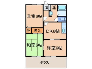 プレミールＨＫの物件間取画像